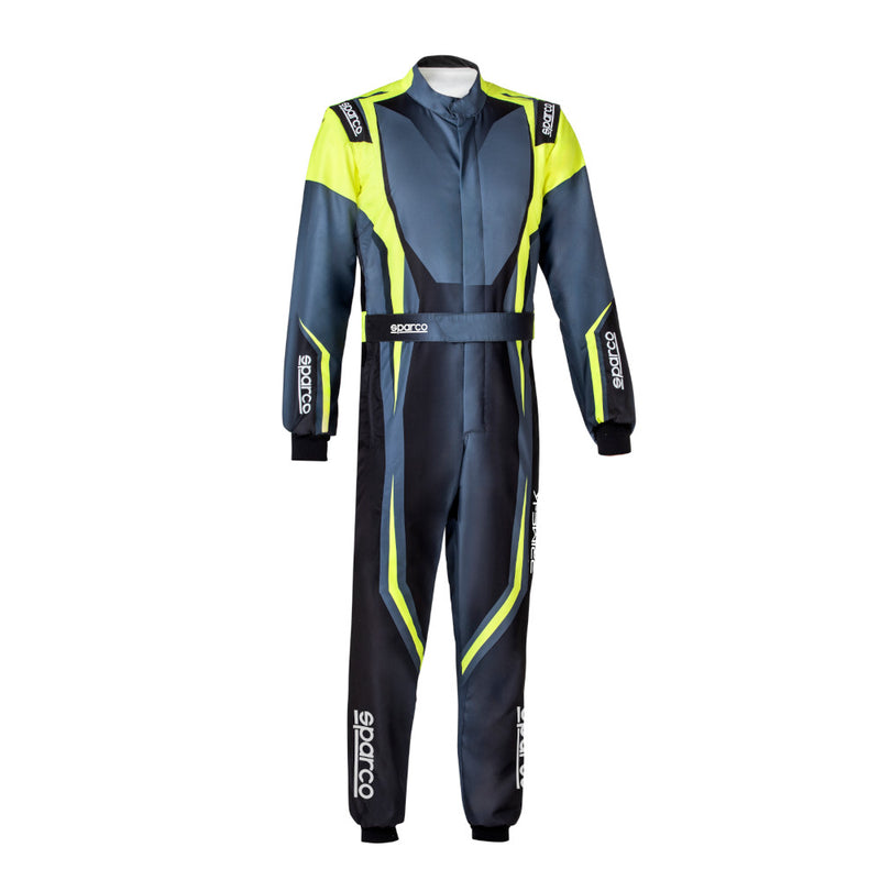 Carica immagine in Galleria Viewer, Tuta Kart Bambino Sparco Prime K Nero / Giallo (FIA 8877-2022)