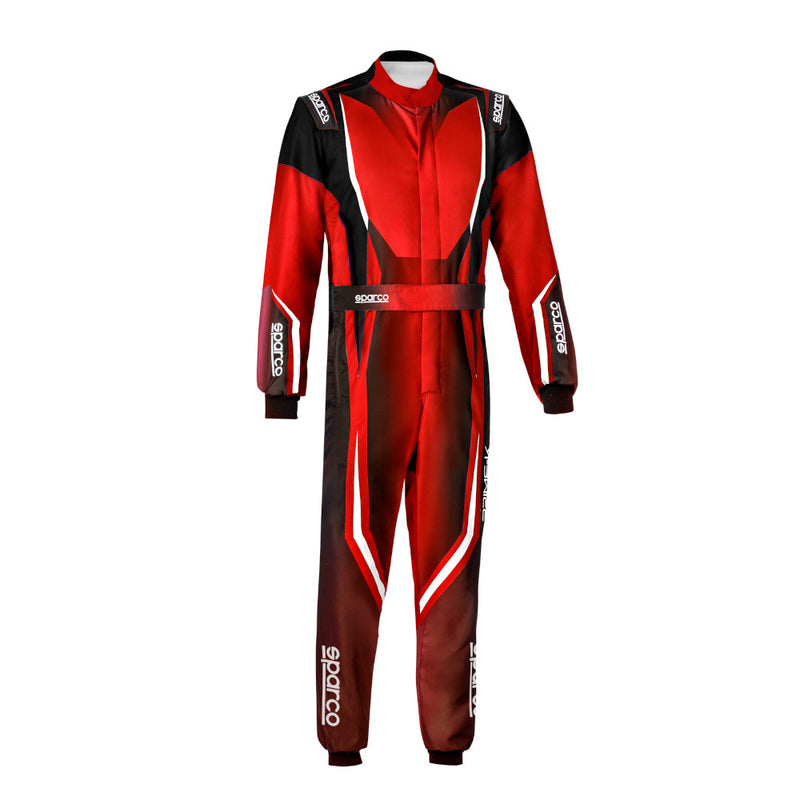 Carica immagine in Galleria Viewer, Tuta Kart Bambino Sparco Prime K Nero / Rosso (FIA 8877-2022)