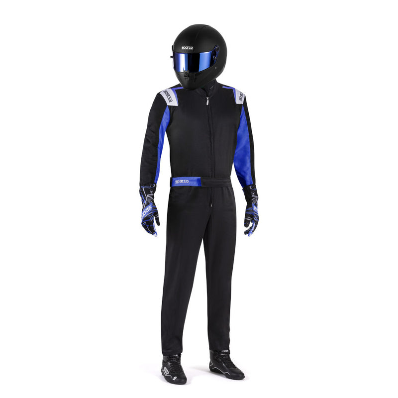 Carica immagine in Galleria Viewer, Tuta Kart Sparco Rookie Nero / Blu