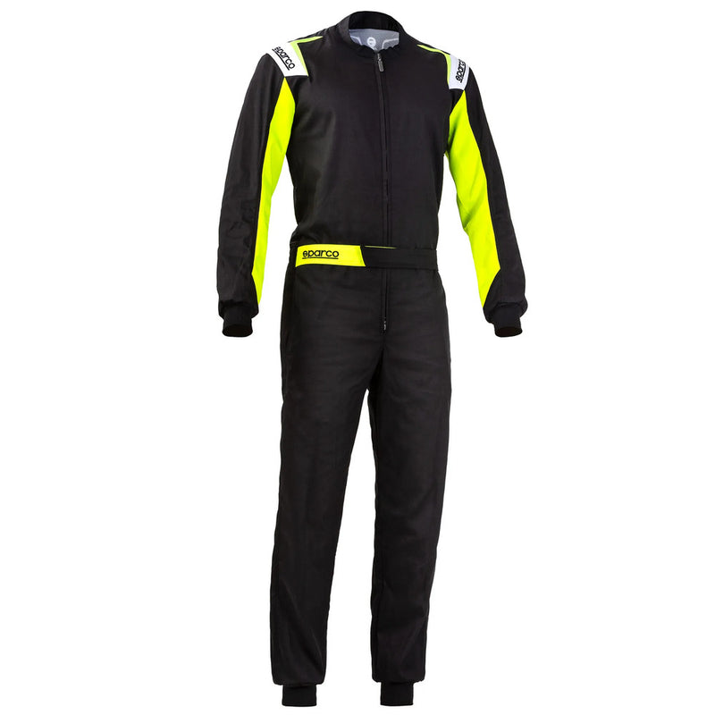 Carica immagine in Galleria Viewer, Tuta Kart Sparco Rookie Nero / Giallo