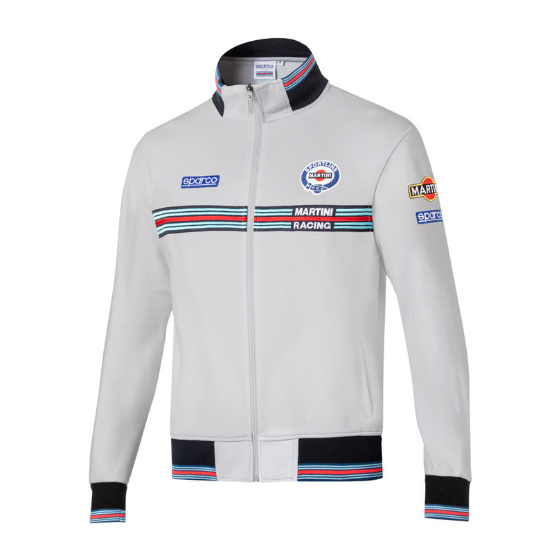 Carica immagine in Galleria Viewer, Felpa con Zip Sparco Martini Racing - Grigio