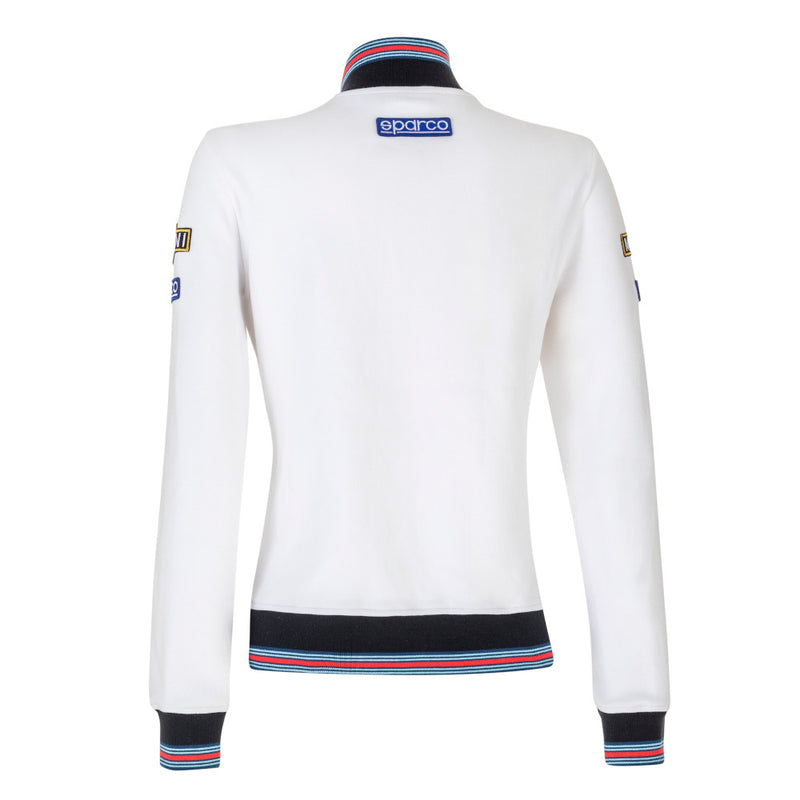 Carica immagine in Galleria Viewer, Felpa con Zip Donna Sparco Martini Racing - Bianco