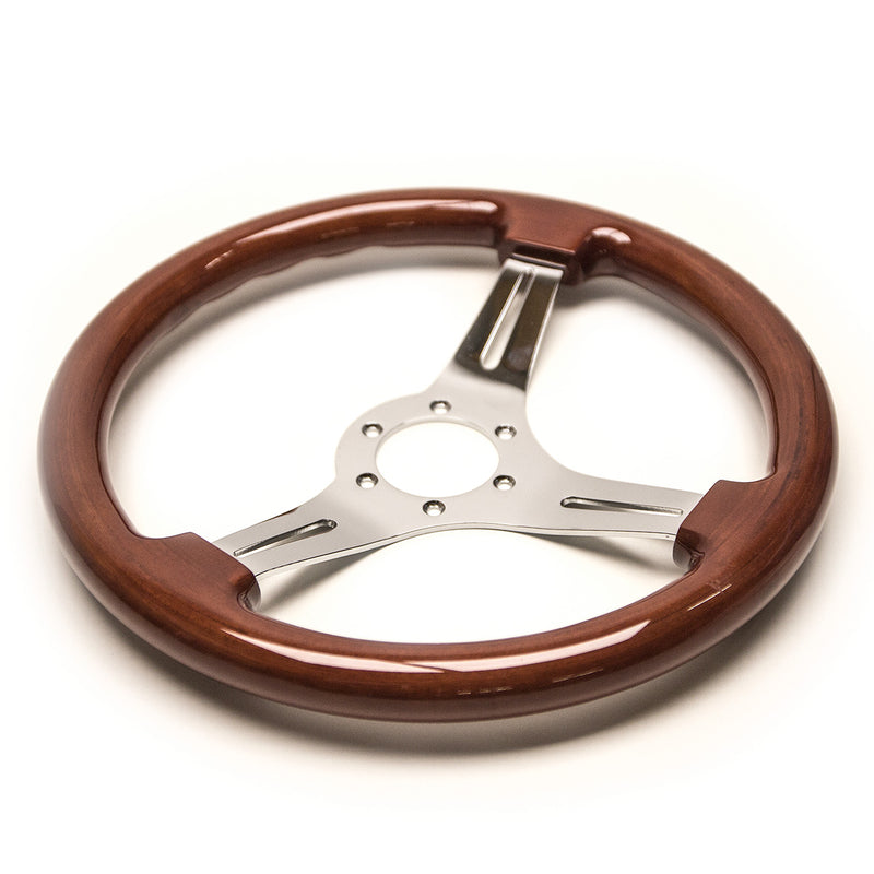 Carica immagine in Galleria Viewer, Volante in Legno, Razze Cromate