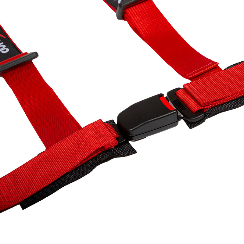 Carica immagine in Galleria Viewer, Cinture 4 Punti 2" DS - Rosse - Omologate Stradali
