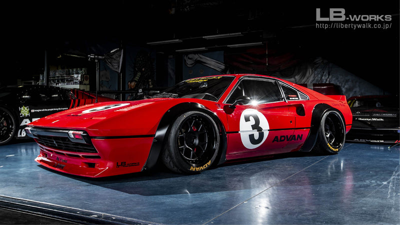 Carica immagine in Galleria Viewer, Kit Carrozzeria Liberty Walk LB Works per Ferrari 308 GTB