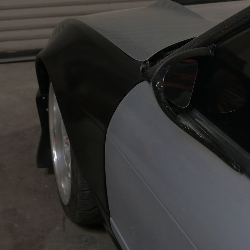 Carica immagine in Galleria Viewer, Parafanghi Anteriori 50 mm KBD Wide Johnnies Style per Nissan 200SX S13 (89-94)