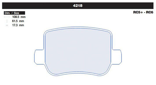 Carica immagine in Galleria Viewer, Pastiglie Freno Posteriori CL Brakes RC5+ per Alpine A110 (2017+)