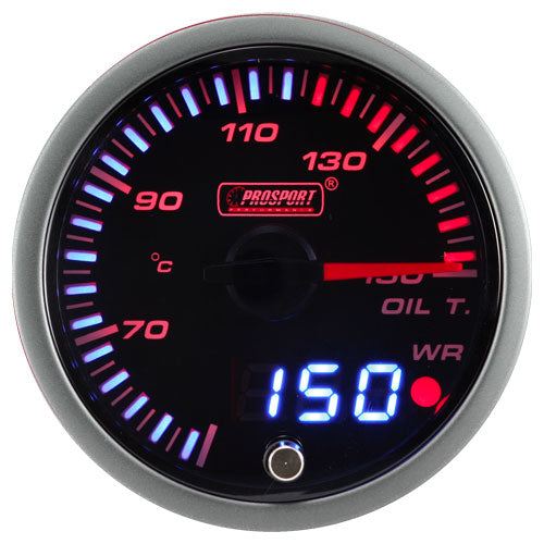 Carica immagine in Galleria Viewer, Manometro Temperatura Olio "Dual Display" ProSport JDM (60 mm)