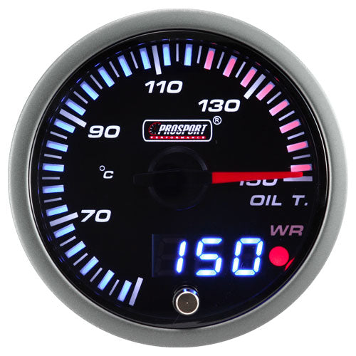 Carica immagine in Galleria Viewer, Manometro Temperatura Olio "Dual Display" ProSport JDM (60 mm)