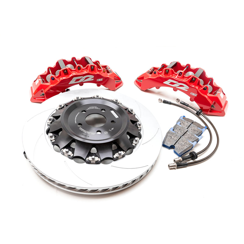 Carica immagine in Galleria Viewer, Kit Freni Maggiorati Anteriori D2 12 Pistoncini, 444 mm per Audi RS6 4F (08-10)