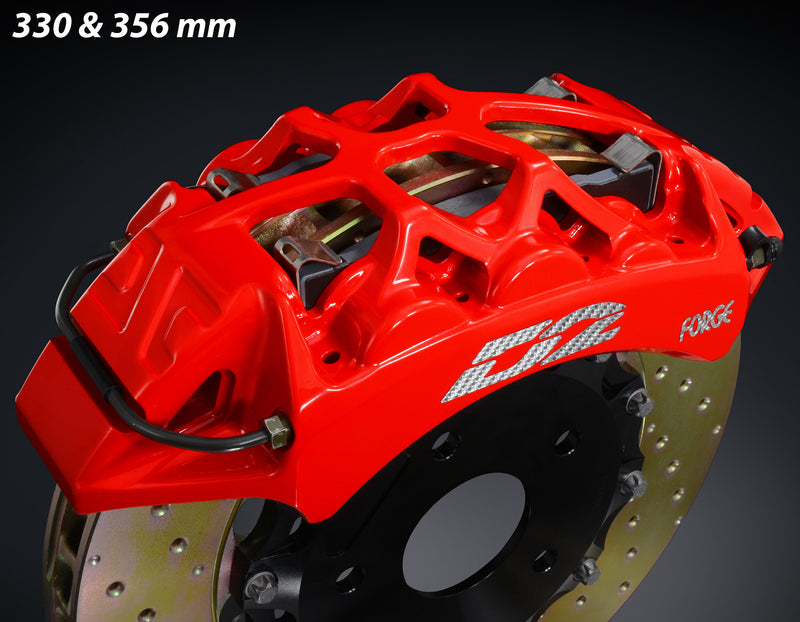 Carica immagine in Galleria Viewer, Kit Freni Maggiorati Anteriori D2 Racing: da 4 a 8 Pistoncini, da 286 a 444 mm