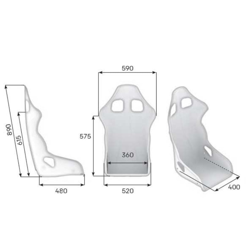 Carica immagine in Galleria Viewer, Sedile Racing OMP Champ FIA 8855-1999
