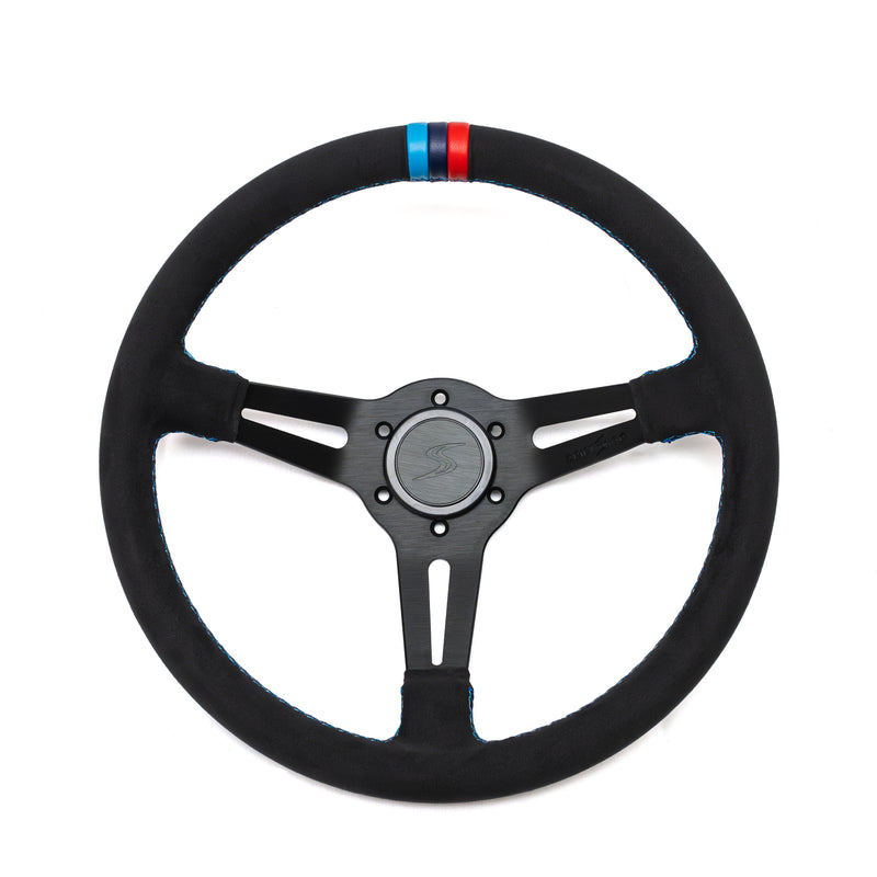 Carica immagine in Galleria Viewer, Volante Premium a Calice (70 mm), Edizione "M Power V2" in Alcantara