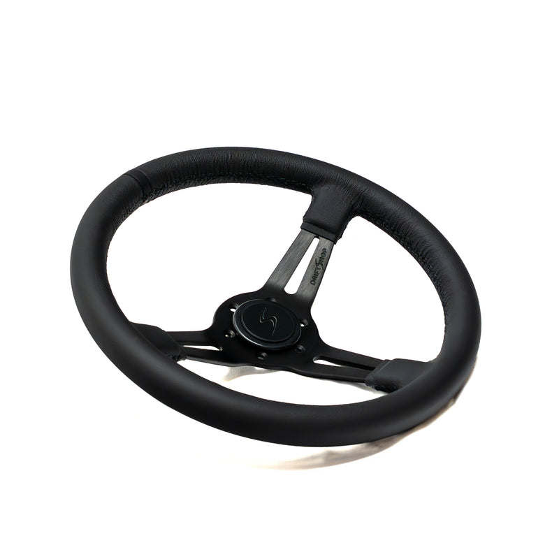 Carica immagine in Galleria Viewer, Volante Premium a Calice (70 mm) "Black Edition" in Pelle
