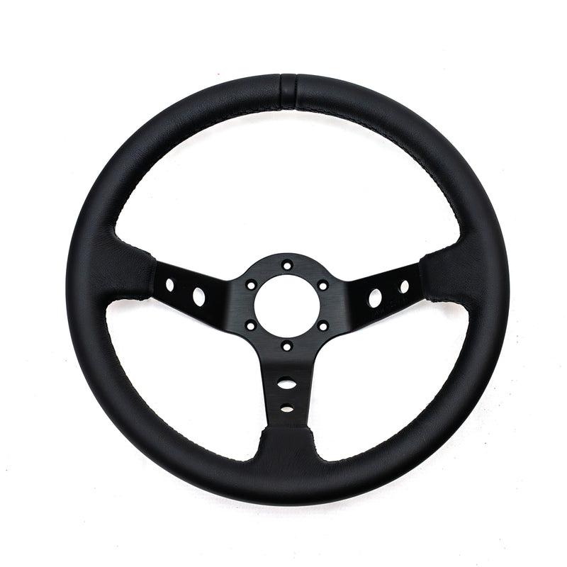 Carica immagine in Galleria Viewer, Volante Premium a Calice (90 mm) "Black Edition" in Pelle
