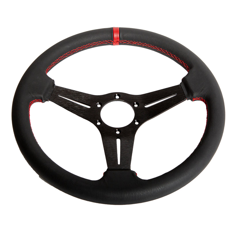 Carica immagine in Galleria Viewer, Volante Sim Racing, Pelle Nera