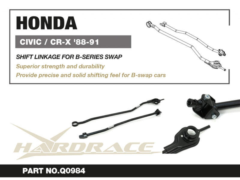 Carica immagine in Galleria Viewer, Tiranteria Cambio Serie B Hardrace per Honda Civic EC / ED / EE