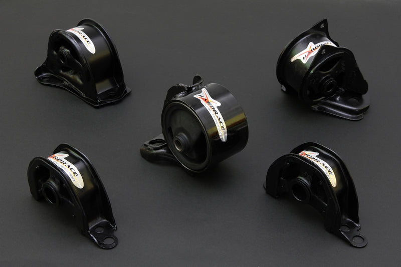 Carica immagine in Galleria Viewer, Kit 5 Supporti Motore Rinforzati Hardrace per Honda Civic EG / EH / EJ Cambio Manuale
