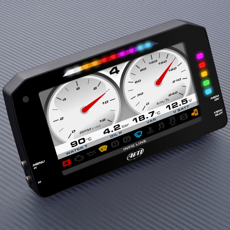 Carica immagine in Galleria Viewer, Display Data Logger AiM MXP con Modulo GPS