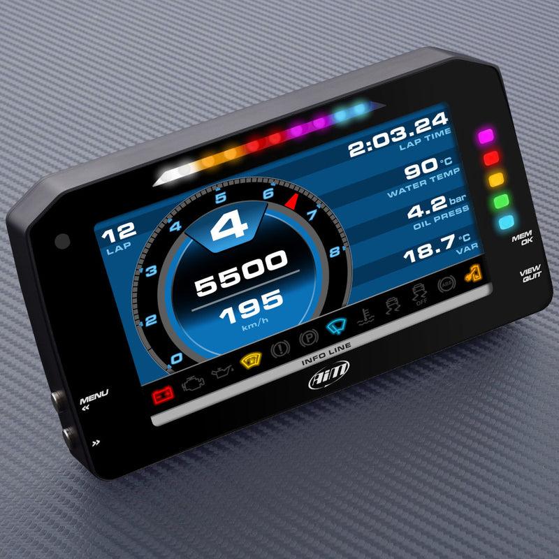 Carica immagine in Galleria Viewer, Display Data Logger AiM MXP con Modulo GPS
