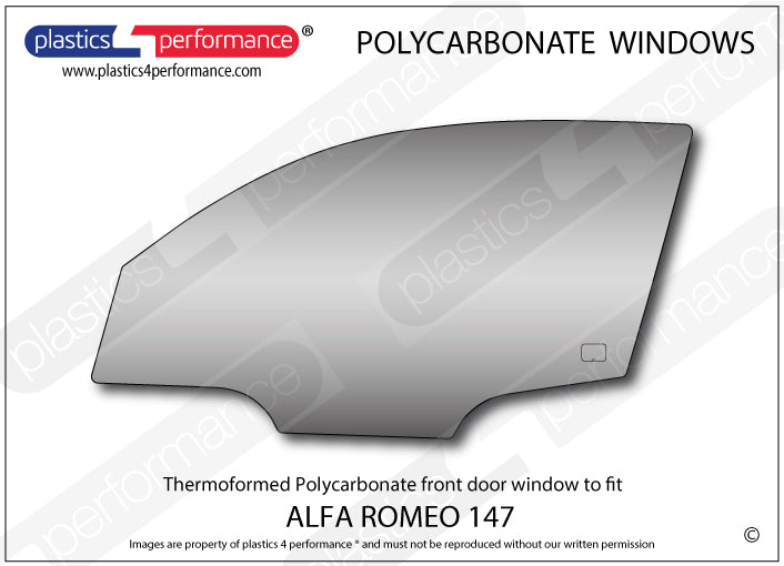 Carica immagine in Galleria Viewer, Vetri in Policarbonato per Alfa Romeo 147 / 147 GTA