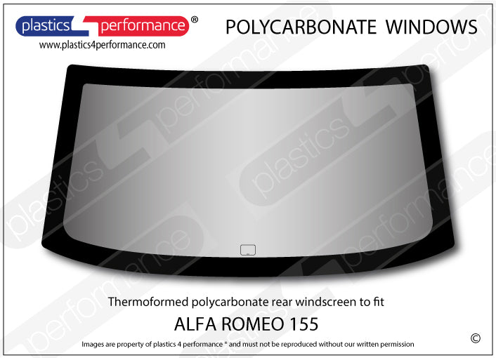 Carica immagine in Galleria Viewer, Vetri in Policarbonato per Alfa Romeo 155