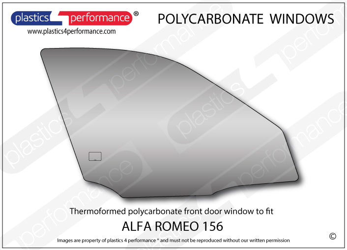 Carica immagine in Galleria Viewer, Vetri in Policarbonato per Alfa Romeo 156