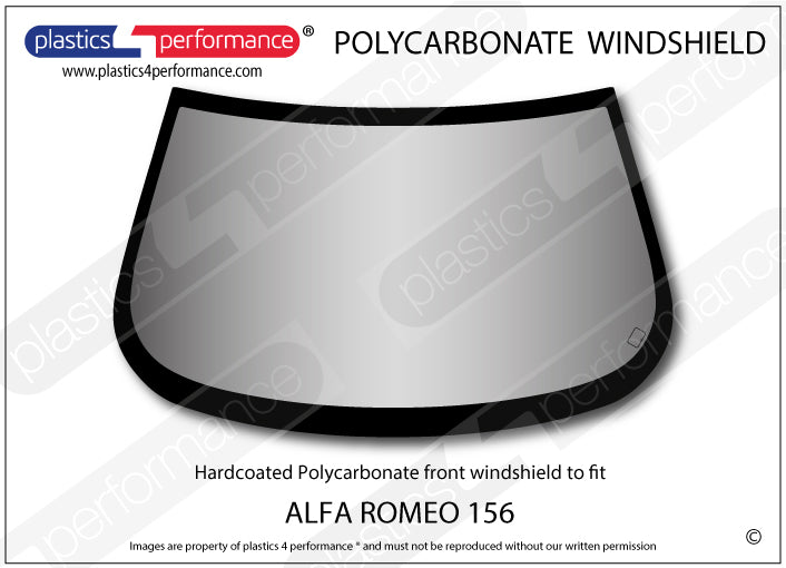 Carica immagine in Galleria Viewer, Vetri in Policarbonato per Alfa Romeo 156