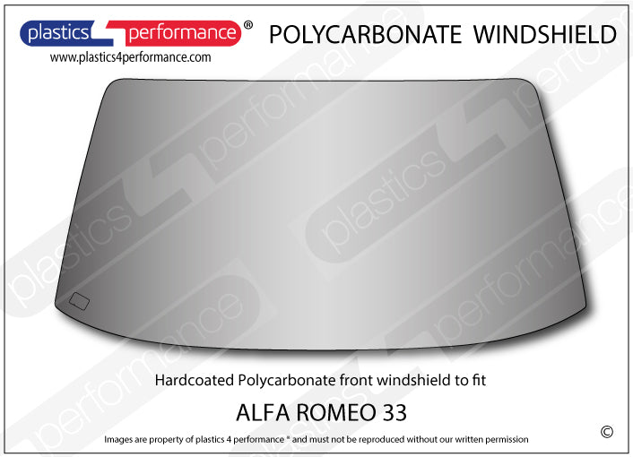 Carica immagine in Galleria Viewer, Vetri in Policarbonato per Alfa Romeo 33