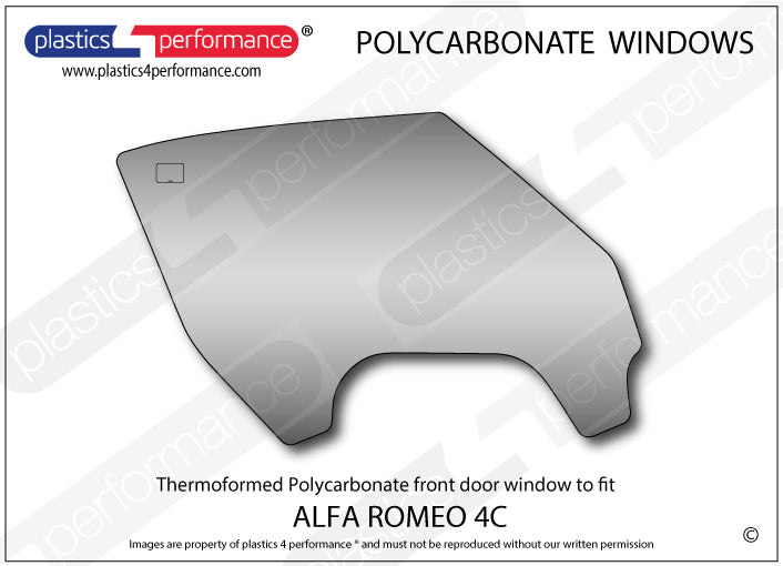 Carica immagine in Galleria Viewer, Vetri in Policarbonato per Alfa Romeo 4C