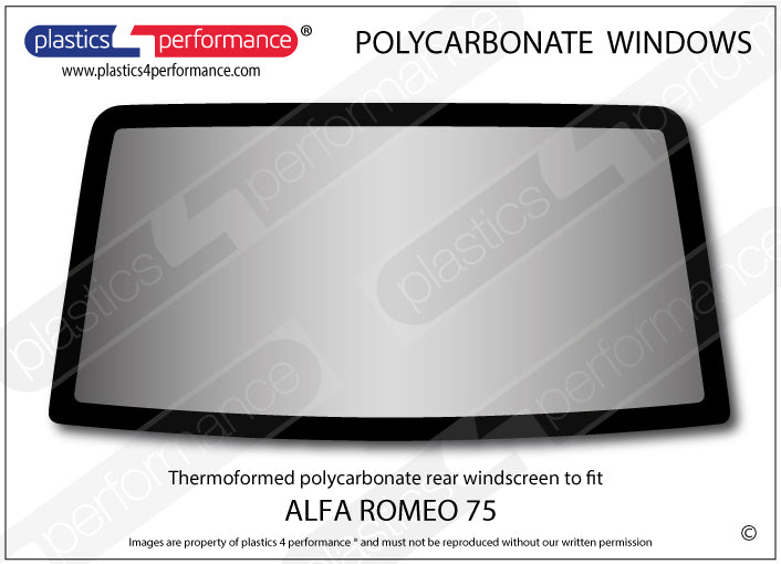 Carica immagine in Galleria Viewer, Vetri in Policarbonato per Alfa Romeo 75