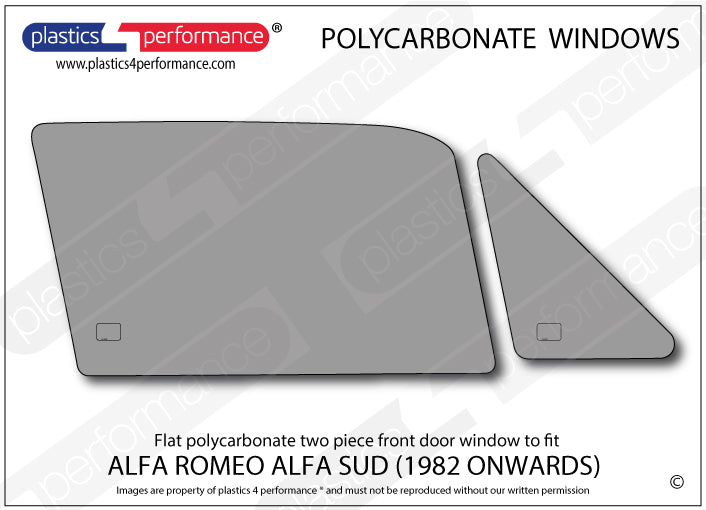Carica immagine in Galleria Viewer, Vetri in Policarbonato per Alfa Romeo Alfasud