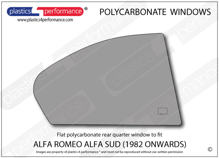 Carica immagine in Galleria Viewer, Vetri in Policarbonato per Alfa Romeo Alfasud
