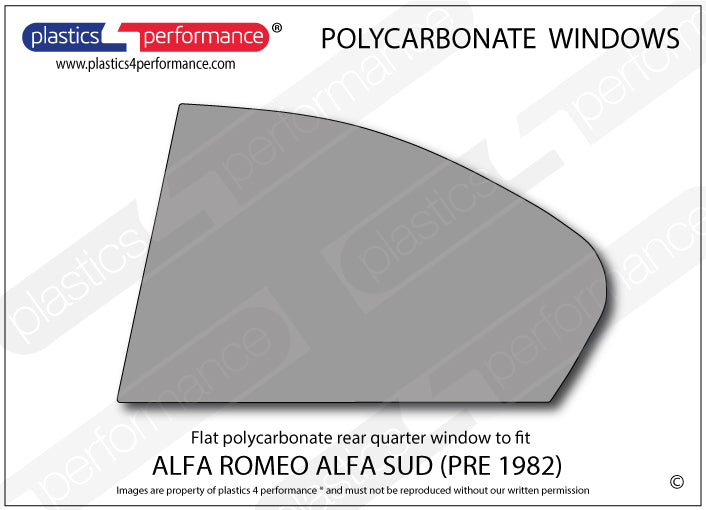 Carica immagine in Galleria Viewer, Vetri in Policarbonato per Alfa Romeo Alfasud