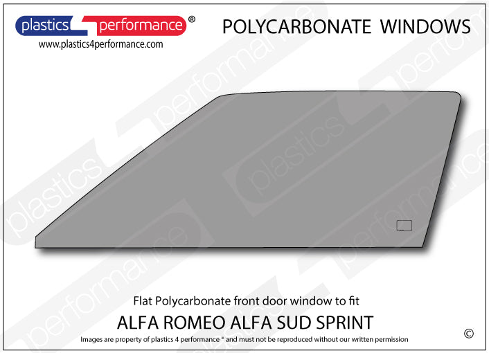 Carica immagine in Galleria Viewer, Vetri in Policarbonato per Alfa Romeo Sud Sprint