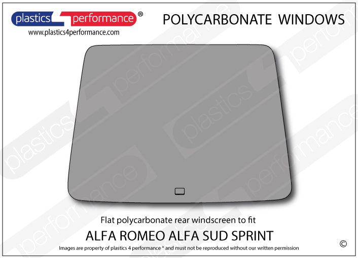 Carica immagine in Galleria Viewer, Vetri in Policarbonato per Alfa Romeo Sud Sprint