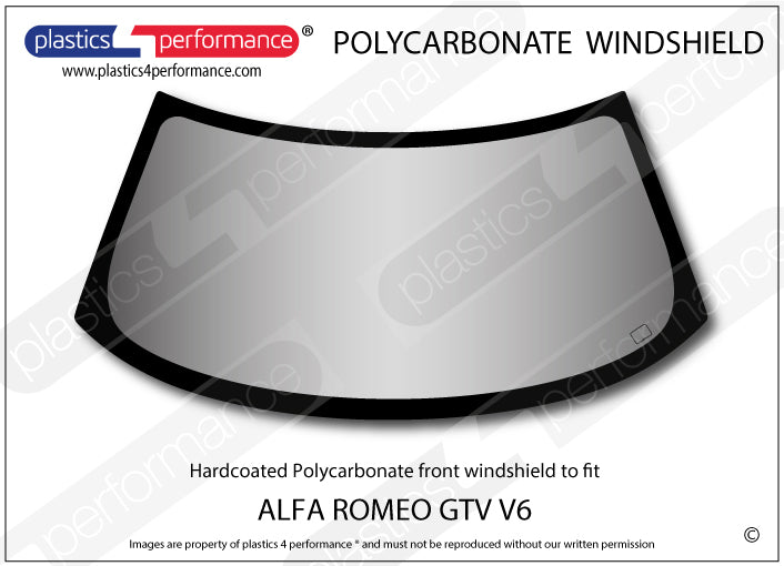 Carica immagine in Galleria Viewer, Vetri in Policarbonato per Alfa Romeo GTV V6