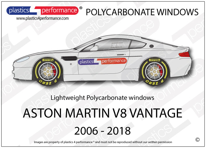 Carica immagine in Galleria Viewer, Vetri in Policarbonato per Aston Martin V8 Vantage