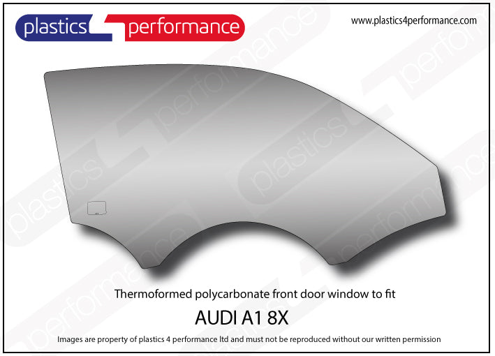 Carica immagine in Galleria Viewer, Vetri in Policarbonato per Audi A1 8X 3 Porte