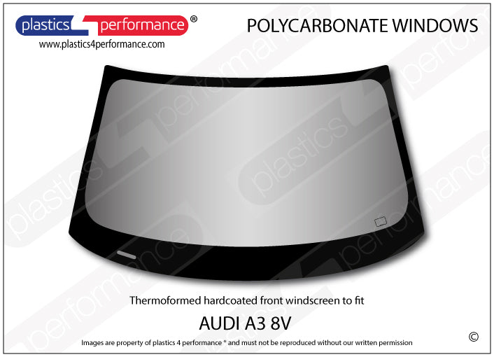 Carica immagine in Galleria Viewer, Vetri in Policarbonato per Audi S3 / RS3 8V 3 Porte