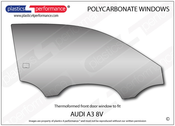 Carica immagine in Galleria Viewer, Vetri in Policarbonato per Audi S3 / RS3 8V 3 Porte