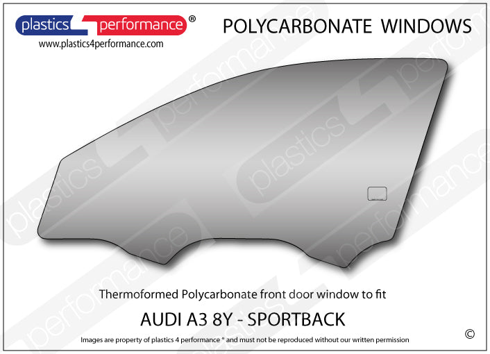 Carica immagine in Galleria Viewer, Vetri in Policarbonato per Audi S3 / RS3 8Y Sportback