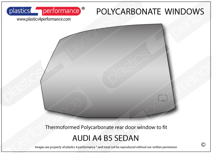 Carica immagine in Galleria Viewer, Vetri in Policarbonato per Audi A4 B5 Berlina