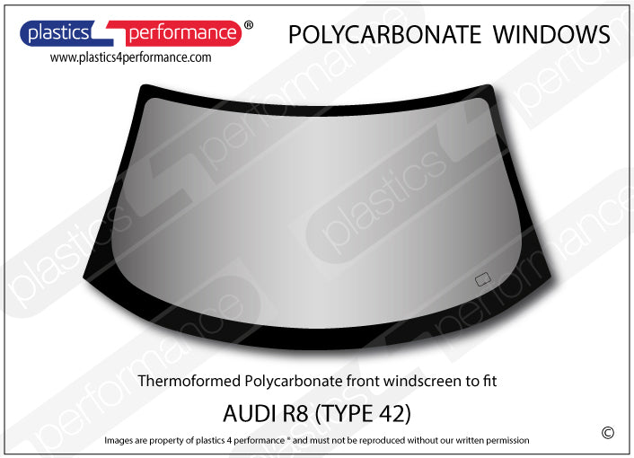 Carica immagine in Galleria Viewer, Vetri in Policarbonato per Audi R8 Type 42