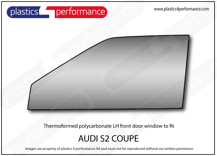 Carica immagine in Galleria Viewer, Vetri in Policarbonato per Audi S2 Coupé
