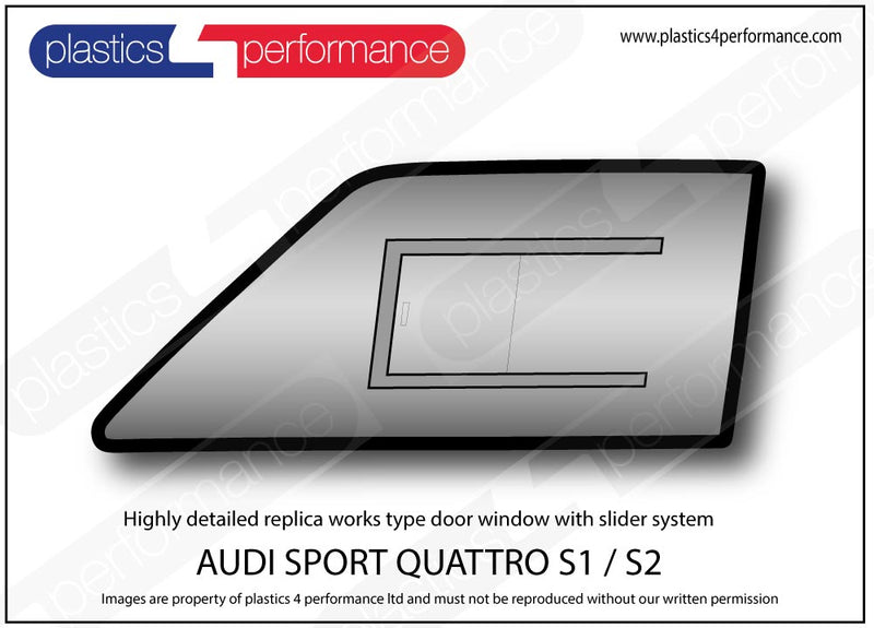 Carica immagine in Galleria Viewer, Vetri in Policarbonato per Audi Sport Quattro S1 / S2