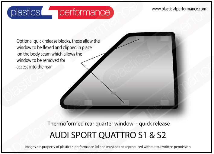 Carica immagine in Galleria Viewer, Vetri in Policarbonato per Audi Sport Quattro S1 / S2