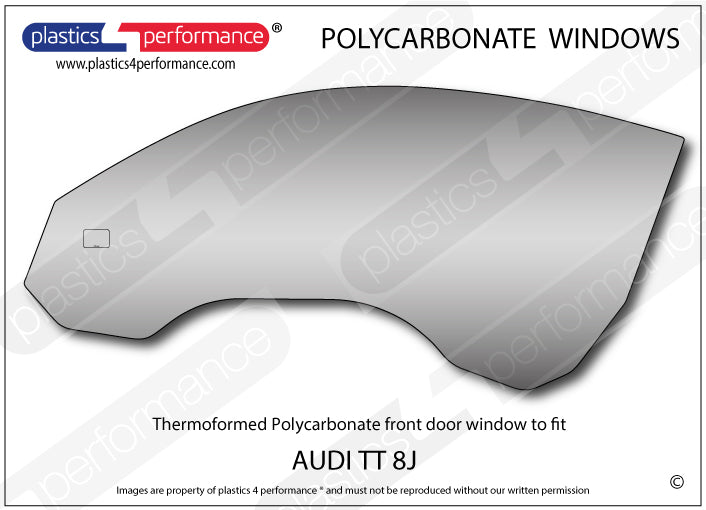 Carica immagine in Galleria Viewer, Vetri in Policarbonato per Audi TT 8J