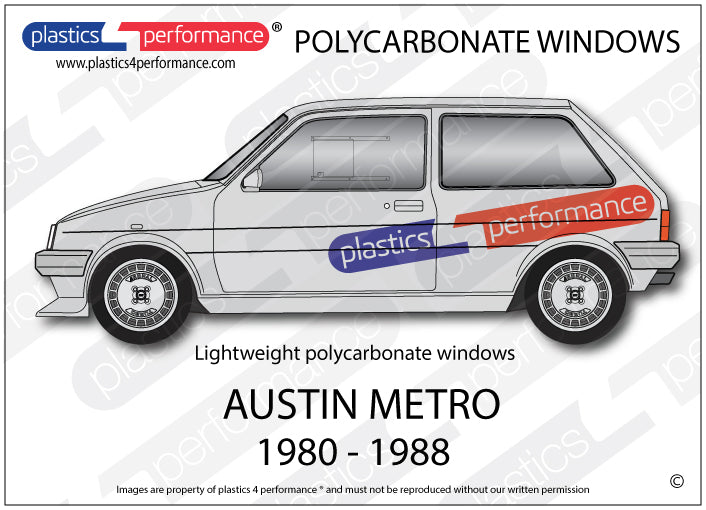 Carica immagine in Galleria Viewer, Vetri in Policarbonato per Austin Metro