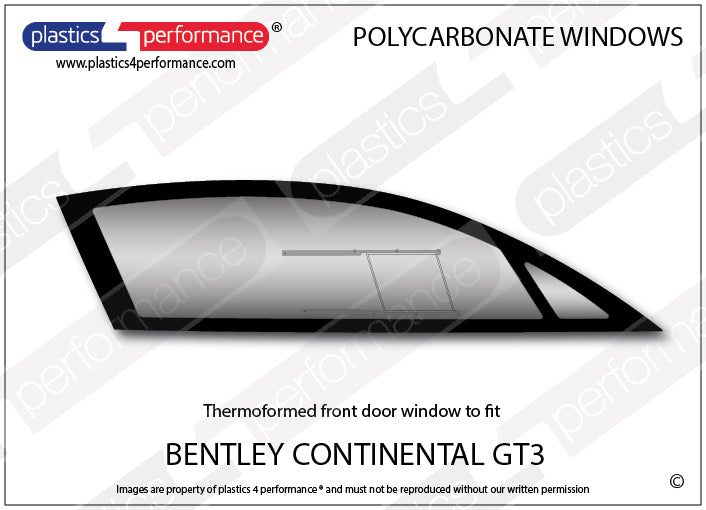 Carica immagine in Galleria Viewer, Vetri in Policarbonato per Bentley Continental GT3